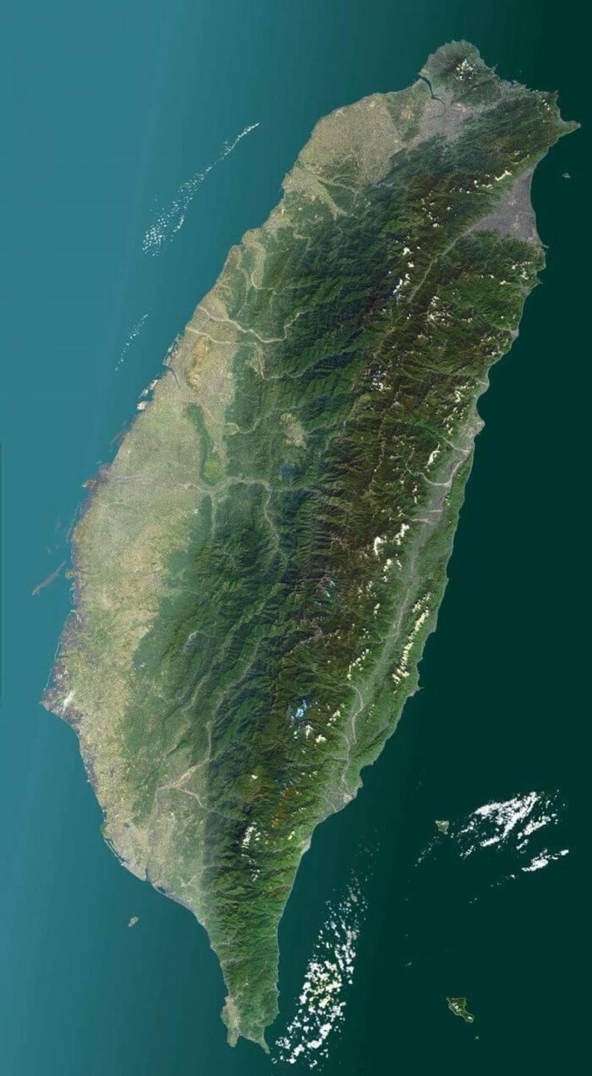 Peta dari satelit Taiwan