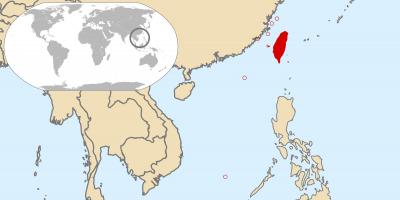 Taiwan global peta