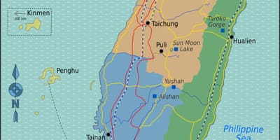 Peta dari Taiwan port